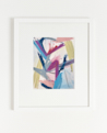 Ascent abstract painting - example framed view