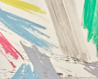 Bright shore abstract oil pastel thumbnail - detail close view - by Timothy Gent