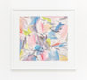 Coastal zing abstract oil pastel thumbnail - example framed view - by Timothy Gent