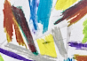 Dynamo abstract oil pastel thumbnail - detail view - by Timothy Gent