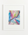 Fulcrum abstract painting - example framed view