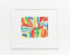 Hot ride abstract oil pastel thumbnail - example framed view - by Timothy Gent