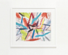 Release abstract oil pastel thumbnail - example framed view - by Timothy Gent