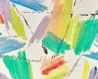 Reverie abstract oil pastel thumbnail - detail view - by Timothy Gent