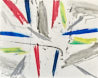 Shimmer abstract oil pastel thumbnail view - by Timothy Gent