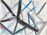 Torque Lock abstract oil pastel thumbnail view - by Timothy Gent
