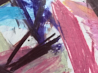 Torque Taut abstract oil pastel thumbnail - detail close view - by Timothy Gent