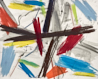 Untitled (06), Junction abstract oil pastel thumbnail view - by Timothy Gent