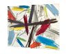 Untitled (06), Junction abstract oil pastel thumbnail - side view - by Timothy Gent