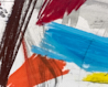 Untitled (06), Junction abstract oil pastel thumbnail - detail close view - by Timothy Gent