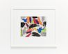Vibe abstract oil pastel thumbnail - example framed view - by Timothy Gent