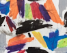 Vibe abstract oil pastel thumbnail - detail view - by Timothy Gent