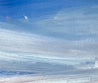 Seascape oil painting for sale Calm seas seascape art thumbnail - edge view