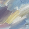 Seascape oil painting for sale Offshore light after rain seascape art thumbnail - detail view