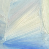 Seascape oil painting for sale Serene horizons seascape art thumbnail - detail view