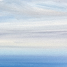 Seascape oil painting for sale Serene horizons seascape art thumbnail - third detail view