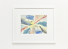 Holding Light abstract painting - example framed view
