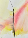 Intervals abstract painting - detail close view