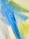Intervals abstract painting - detail close view