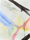 Intervals abstract painting - left sheet view