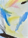 Intervals abstract painting - right sheet view