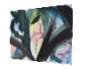 Press of Light abstract painting - detail close view