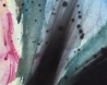Press of Light abstract painting - detail close view