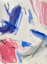 Thresholds abstract painting - left sheet view