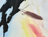 Weight Between abstract painting - detail view