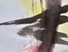 Weight Between abstract painting - detail close view