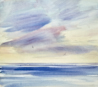 Light Beyond, St Annes original seascape watercolour painting thumbnail view