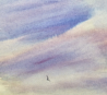 Light Beyond, St Annes original seascape watercolour painting thumbnail - second detail view