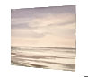 Lucent shore original seascape watercolour painting thumbnail - side view