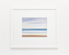 Peaceful sunset, St Annes-on-sea watercolour painting thumbnail - example framed view