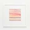 Sunset shore watercolour painting thumbnail - example framed view