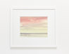 Twilight horizons watercolour painting thumbnail - example framed view
