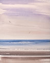 Twilight waters original seascape watercolour painting thumbnail view