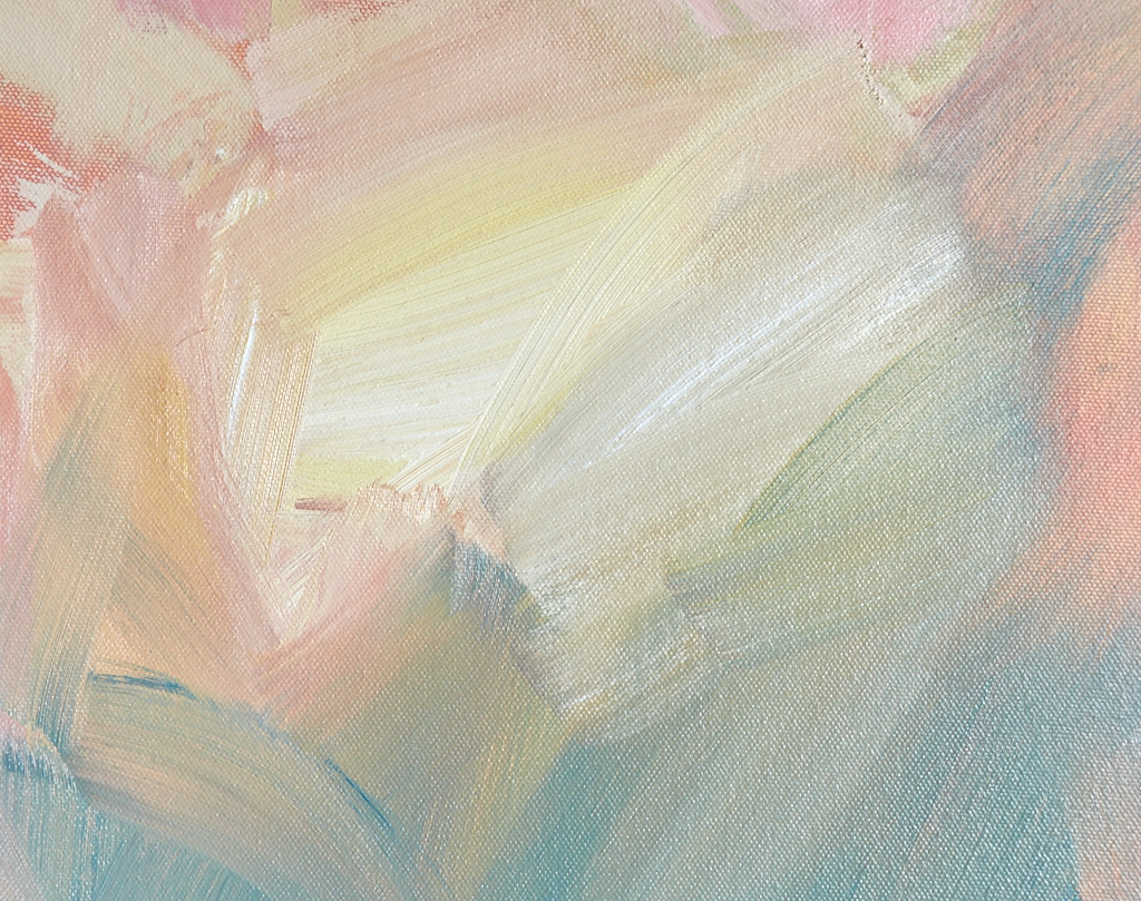 Abstract oil painting Chroma dream - by Timothy Gent - detail view - by Timothy Gent