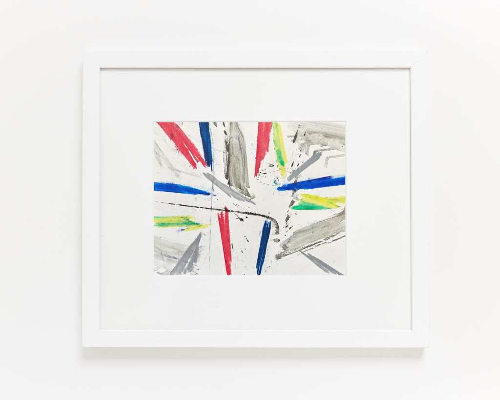 Shimmer original oil pastel - by Timothy Gent - example framed view - by Timothy Gent