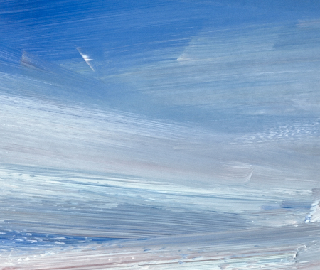 Seascape oil painting for sale Calm seas - fifth detail view