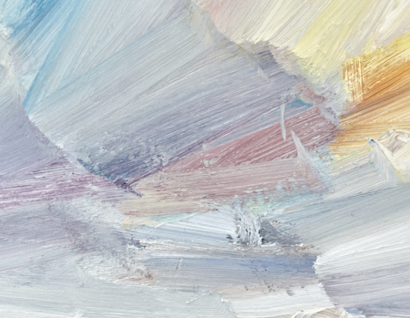 Open Shore, Lindisfarne – third detail of the painting
