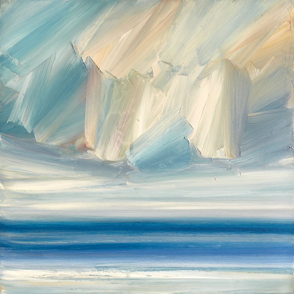 Seascape oil painting for sale Over calm waters
