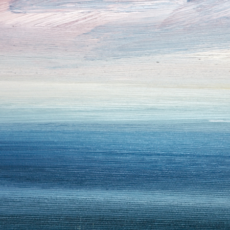 Seascape oil painting for sale Silent seas - third detail view