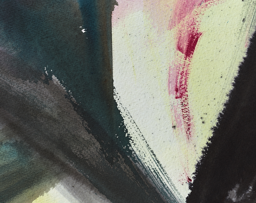 Second detail view of Press of Light, original abstract painting by Timothy Gent