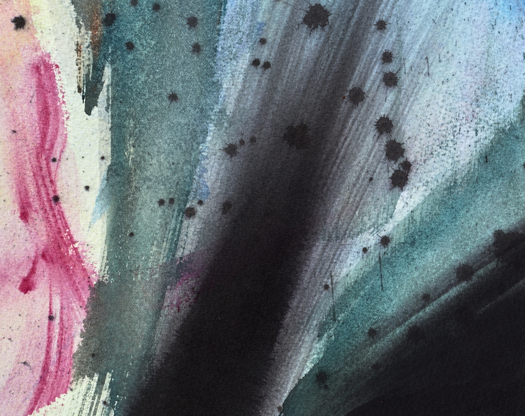 Fourth detail view of Press of Light, original abstract painting by Timothy Gent