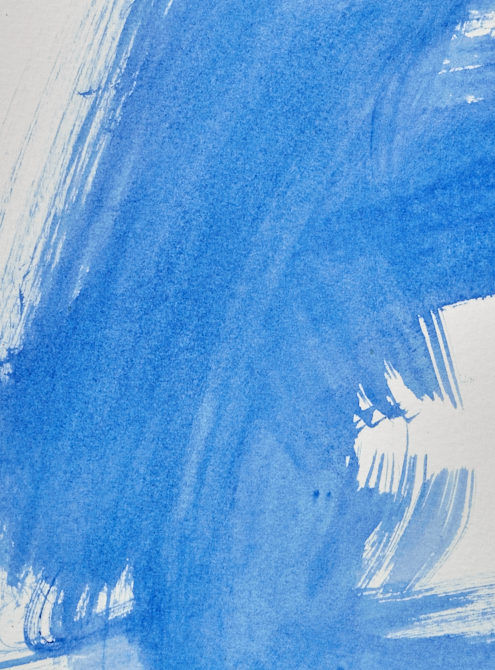 Second detail view - right sheet of Thresholds, original abstract painting by Timothy Gent