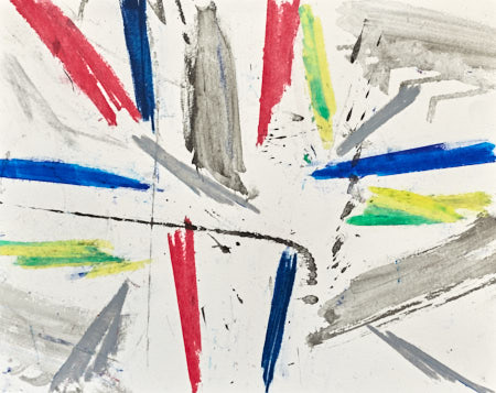Abstract art Shimmer oil pastel - by Timothy Gent