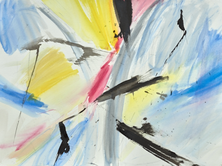 Weight of Light original abstract painting in watercolour by Timothy Gent