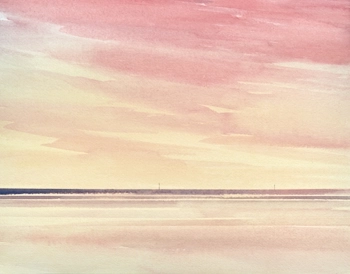 Original seascape painting Into the sunset by Timothy Gent