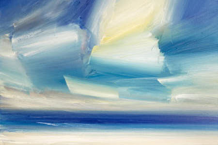 Infinite seas oil painting article